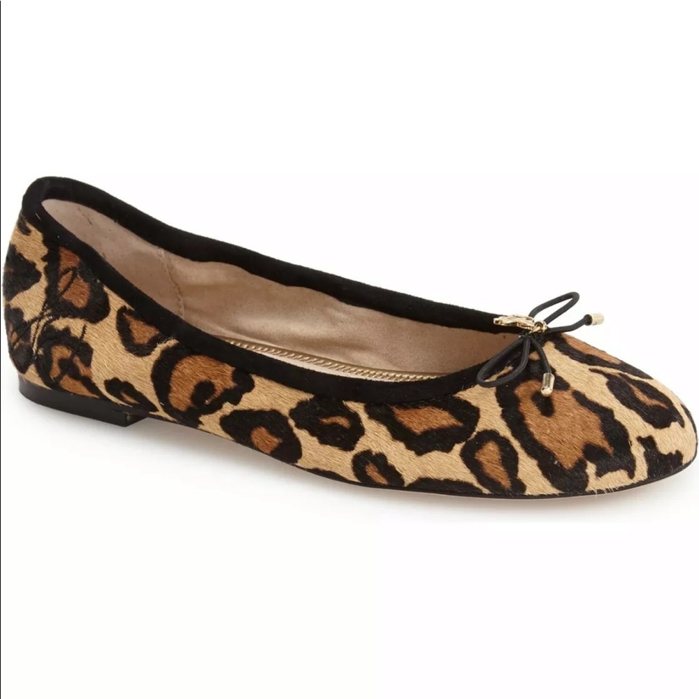 Sam Edelman 'Felicia' Leopard Flats 7.5 Worn Once!